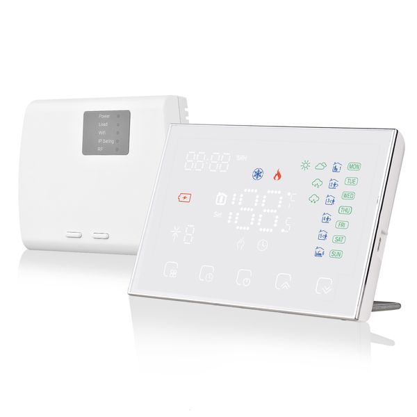 Smart Remote Control Home WiFi Termostato Temperatura ler Riscaldamento elettrico Acqua Caldaia a gas Funziona programmabile LED Touch APP 221119