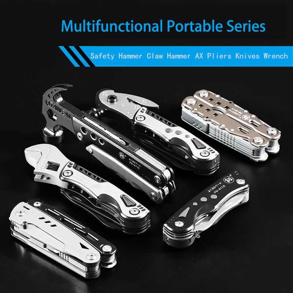 Mini alicate multitool de camping ao ar livre Faca dobrável EDC Gear Pishing Multifuncional