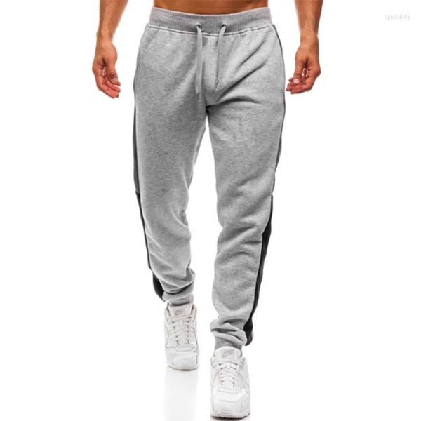 Pantaloni da uomo 2022 Pantaloni sportivi casual per il commercio estero Design con cuciture Jogger da uomo di grandi dimensioni