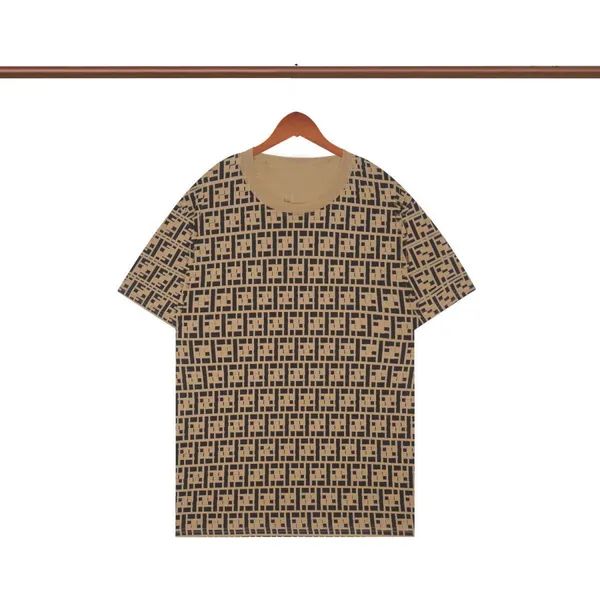Женская футболка роскошная дизайнерская пара мужская умная повседневная рубашка поло, коричневая одежда, одежда для малышей короткие рукава и ребра