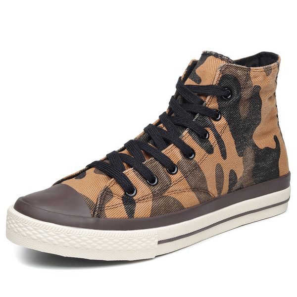 Обувь для обуви моды Men Original Canvas Mens High Top кроссовки повседневные кружевные вулканизированные мужчины Tenis Zapatillas de Deporte 221119