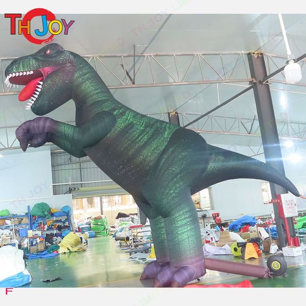 Atividades 6m de dinossauro inflável gigante de 20 pés de altura para decoração de publicidade em festivais Big Animal Tyrannosauru Balões