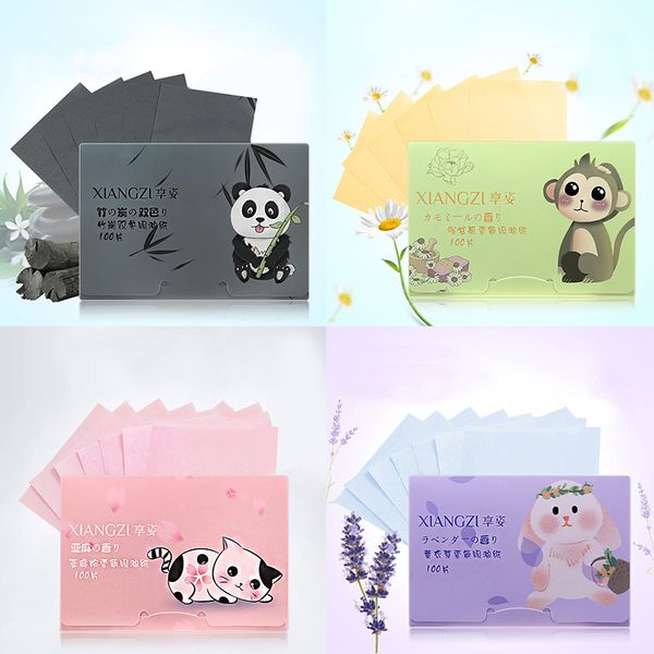 Tecidos 600pcs6pack chá verde Óleo de face blotting Paper Mini Pocket Pocket Matting Wipes Cleanser Papers Care Skin Care 221121