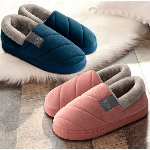 Pantofole di grandi dimensioni Donna Uomo Coppia Inverno Caldo Pantofola pelosa Comode scarpe da pavimento per la casa Camera da letto interna Scivoli in peluche 221119