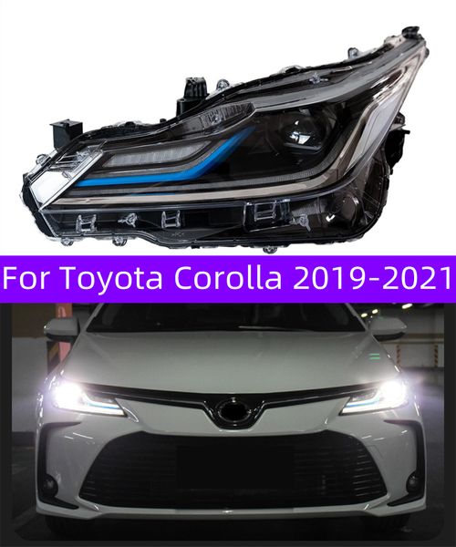 Fari auto Accessori per Toyota Corolla 20 19-20 21 Full LED Faro Abbagliante Daytime Running Indicatori di direzione Head Light