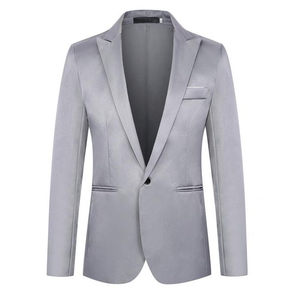 Ternos masculinos Blazers Classic Type de manga longa Blazer formal Botão de lapela de botão 221121