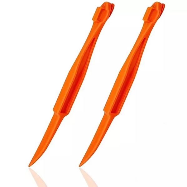 Utensili per frutta e verdura Utensili per sbucciare arance facili da aprire Utensili per buccia di agrumi in plastica per limone Tagliaverdure Affettatrice per frutta Gadget da cucina Goccia C1121