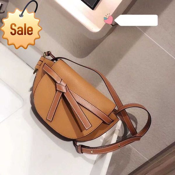 Bolsas de marca de designer de luxo feminino Bolsa de ombro 2023 Moda Textura Lychee Print Cowhide Messenger Crossbody Bag Factory Direct Sale