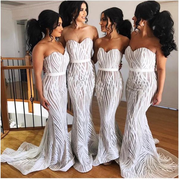2023 Nedime Elbiseleri Of Omuz Şerit Denizkızı Sevgiliye Boyun Kat Uzunluğu Plaj Düğün Konuk Gowns Özel Made Artı Boyut