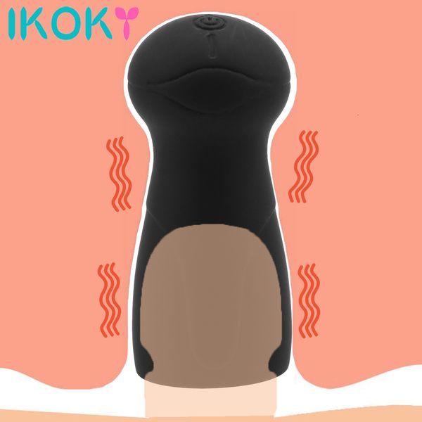 Cockrings 10 Modos Modos Penis Treatador Treinador fantasma Exerciador masculino masculpator brinquedos sexuais para homens vibrador glande de pulso elétrico estimula 221121