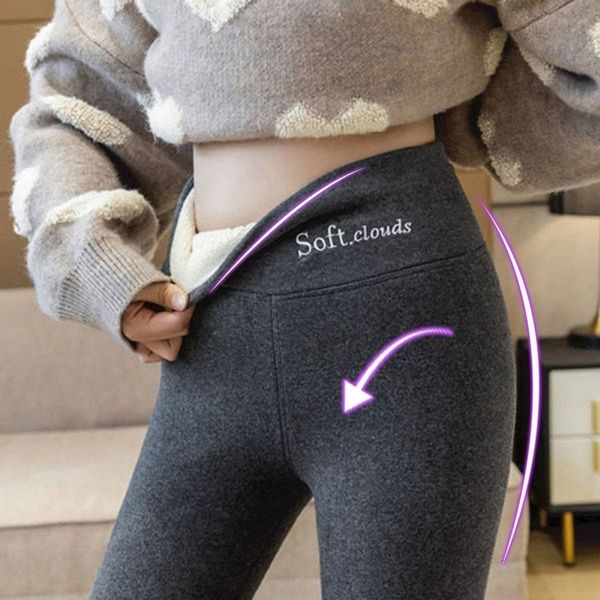 Kadın Taytlar Kış Sıcak Seksi Sıska Fitness Kadın Pantolon Kadın Süper Kalın Yüksek Streç Kaşmir Leggins Lambwool 221121