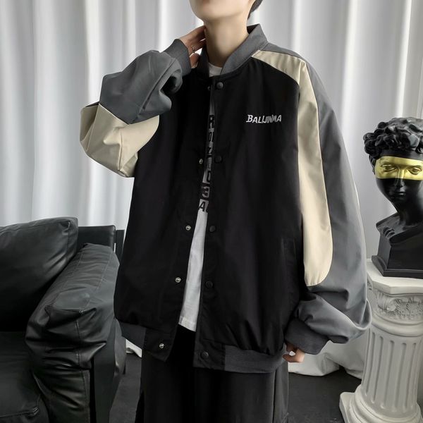 Jackets Baseball Uniform Herren Winter dicker lässiger koreanischer koreanischer trendiger hübscher Jacke Hong Kong Stil Big Fleece Top Cool 221121