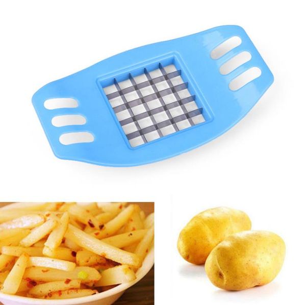 Gemüsewerkzeuge Edelstahl-Streifenschneider Kartoffelschneiden Pommes Frites Kochwerkzeug Aufschnittmaschinen Küchenzubehör Home Shredder Portable SN283