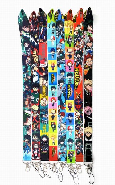 Дизайнерский манга для ключей японской аниме My Hero Academia Lanyard для Keys ID Credit Bank Card Cover Accessories Accessories