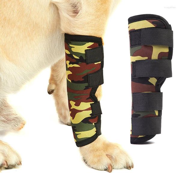 Hundebekleidung Haustier-Kniepolster-Stützorthese für Beinverletzungen, Wiederherstellung, Sprunggelenk, Gelenkwickel, atmungsaktiv, Beinschutz, Gesundheitszubehör