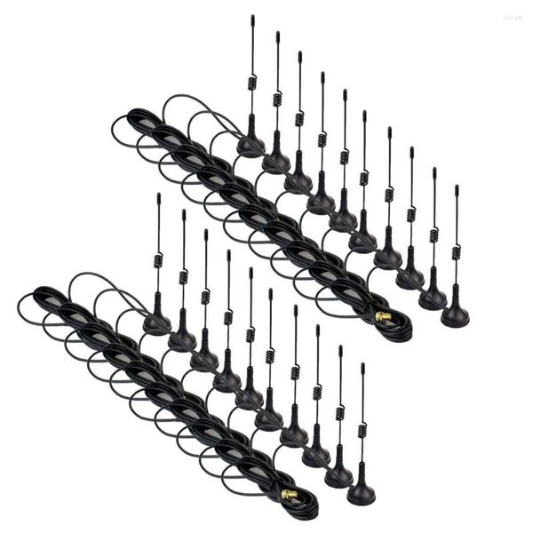 Walkie Talkie 20pcs SMA-F Manyetik Araç Montajlı Anten UHF 5W TK-360 BAOFENG