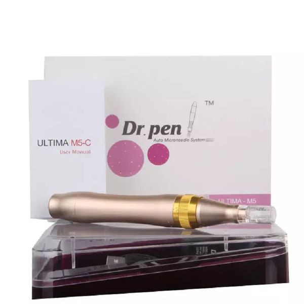 Professional Beauty Microneedle Roller elétrico sem fio Dr Pen M5 Recarregável Sistema de Rolamento Auto Rolamento Sistema de Remoção Anti Envelhecimento da Ferramenta de Rejuvenescimento de Pele