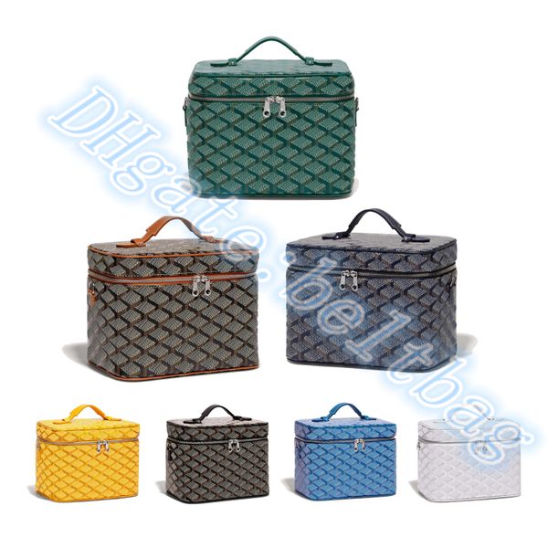 Estojo fashion Bolsa para chaveiro Luxos Designers Bolsa cosmética Lavagem genuína de couro cidade higiene pessoal Alça de bolsa corpo transversal para mulheres masculinas Maquiagem clássica Bolsa de ombro Tronco Bolsas de estilingue