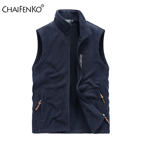 Gilet da uomo s Plus Size Giacca invernale in pile Cappotto senza maniche primaverile Moda Gilet casual Tattico Esercito 5XL 221122