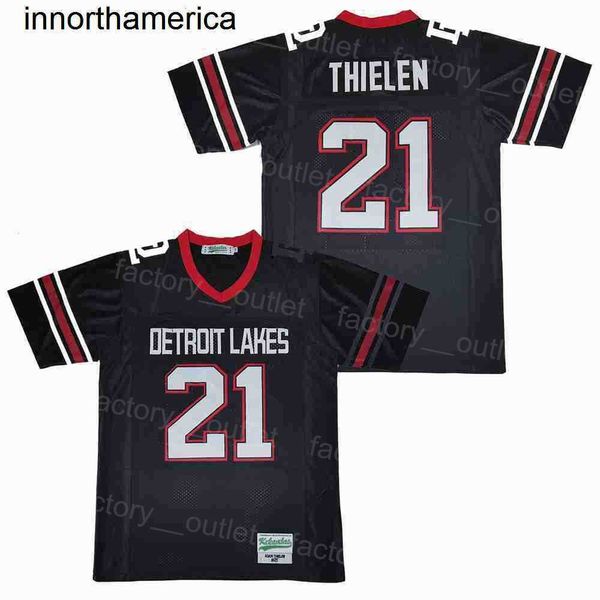 Movie Football Lakes High School 21 Adam Thielen Jersey All costura