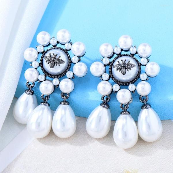 Серьги Серьги Soramoore Boho Charm Ins Style Nature Pearl Drop For Women Bridal Wedding Party Be Original Lady Summer Jewelry