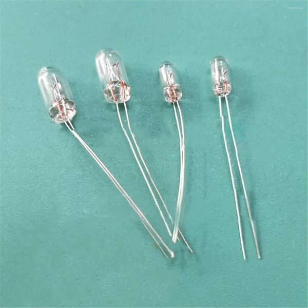 Parti Favorisi 50pcs Minyatür 4/5mm 6/12/24V Lamba Ampul Edison Akkor Filament Pirinç