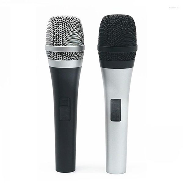 Микрофоны Акустический динамический микрофон для живого выступления на сцене Профессиональный проводной металлический ручной микрофон для вокала Podcast 900SE