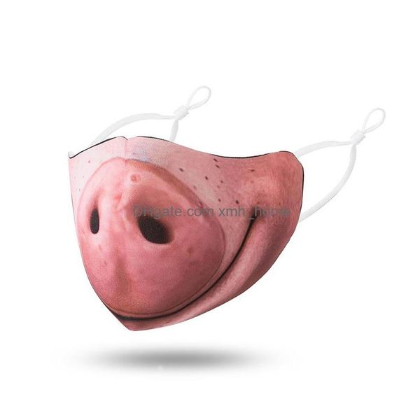 Designermasken frivole staubdichte Respiratoren weiche atmungsaktive Münder wiederverwendbar