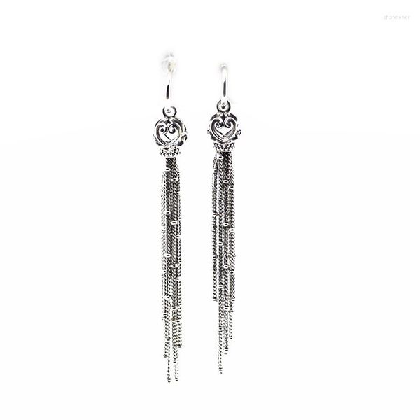 Ohrstecker CKK Ohrring verzauberte Quasten Sterling-Silber-Schmuck für Frauen Brincos Oorbellen Pendientes Ohrringe