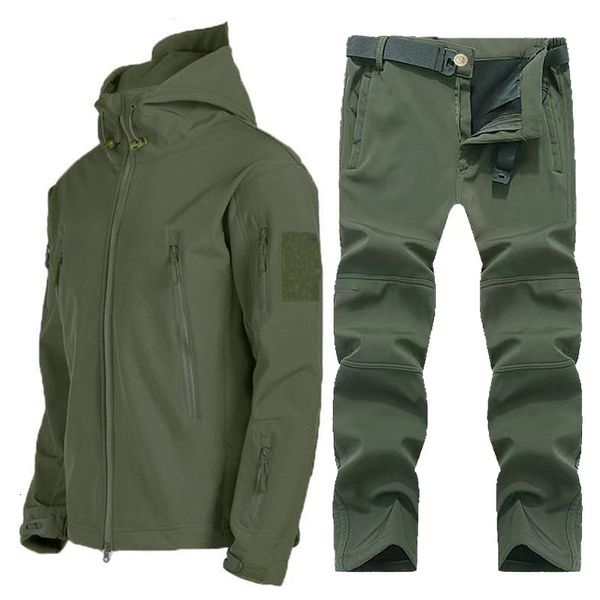 Jaquetas masculinas Norths Outono Inverno Calças Impermeáveis Conjuntos de Lã 2 Peça Tracksuits Casaco Térmico Outono Camping Caminhadas Calças de Esqui Interchange Jacket ALC2