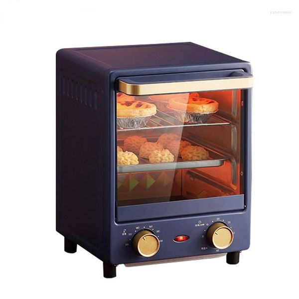 Elektrische Öfen 12L Haushalt Backofen Mini Vertikale Intelligente Pizza Dessert Kuchen Maker 60min Timing Werkzeuge 220V