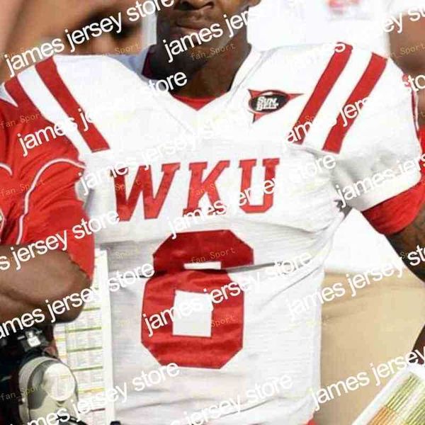 College Football Nik1 Custom 2021 Western Kentucky Hilltoppers WKU Maglia da calcio NCAA College 4 Ty Storey 10 Steven Duncan 5 Gaej Walker 10 DeAngelo M