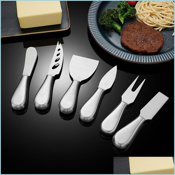 Facas de facas de aço inoxidável manteiga de amante -faca queijo pizza de pizza conjunto de restaurante de cozinha de cozinha de cozinha de cozinha de cozinha