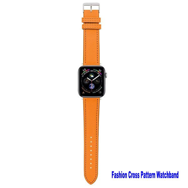 Bandas de couro vintage compat￭veis com banda de rel￳gio Apple 38mm 40mm 41mm 42mm 44mm 45mm 49mm Fashion Flor Strap Retro Men Women Iwatch Ultra SE S￩rie 8/7/6/5/4/3/2/2/1