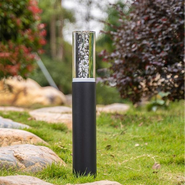 Lampada da Prato Semplice Bolla di Cristallo Esterno Giardino Paesaggio Strada Led