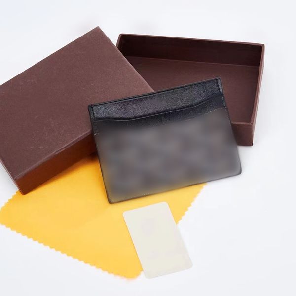 Erkek Kadınlar Luxurys Kart Tutucu Cüzdan Mini Para Çantaları Çantalar Deri Orijinal Mektup Tasarımcı Cüzdanları Toz Bag Orijinal Kutu