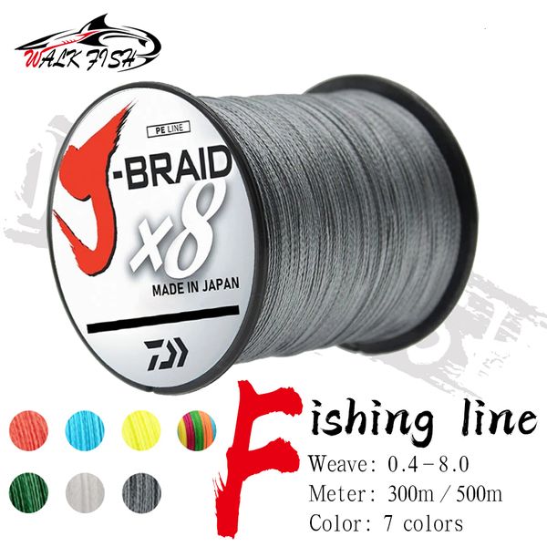 Требовая линия рыбацкая рыба Япония 8x Рыбалка 300 м 500 м 8 прядей плетеная многофиламентная PE для Carp Wire 221122