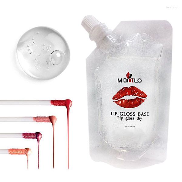 Lip Gloss 200 ml hidrata o material de óleo de base maquiagem de batom antiaderente para bálsamos artesanais de diy