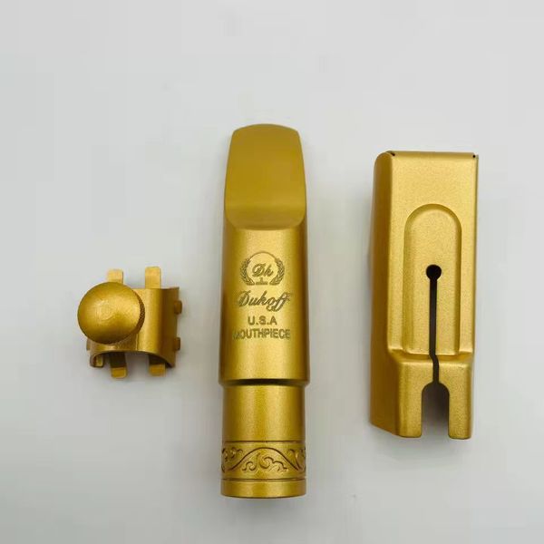 Professionale Tenore Soprano Alto Sassofono Bocchino In Metallo Placcatura In Oro Sax Bocchini Accessori Taglia 5 6 7 8