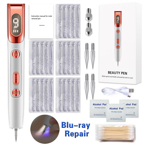 Dispositivi per la cura del viso Penna al plasma Rimozione dell'etichetta della pelle Verruca Verrugas Eliminar Talpa laser Papiloma Lentiggine Macchia scura Tatouage Macchina per la rimozione del tatuaggio 221122