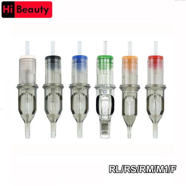 Tattoo Nadeln 20 teile/los Einweg Sterilisierte Runde Liner Patrone Für Permanent Lip Augenbraue Make-Up Tatu Rotary Stift Liefert 221122