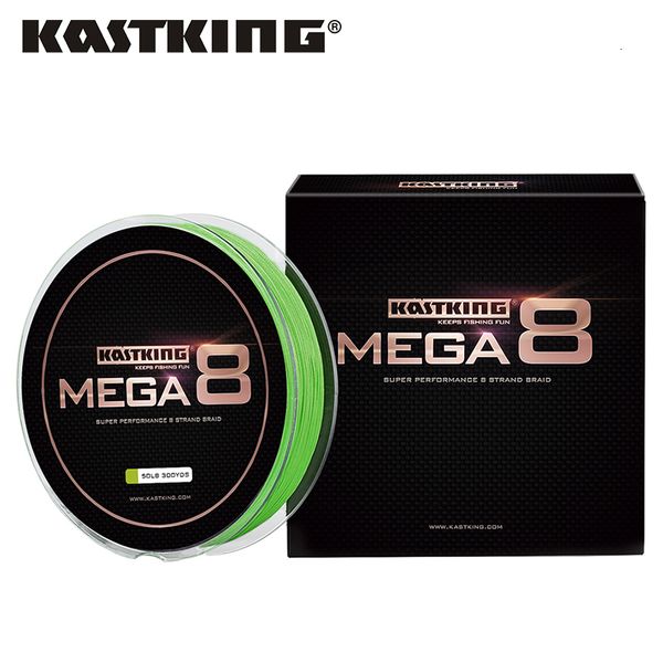 Linha de trança kastking mega8 forte 137m 274m 457m 8 fios de fita PE Multifilamento de pesca trançado PE 10lb 15lb 20lb 25lb 30lb 40lb 80lb 221122