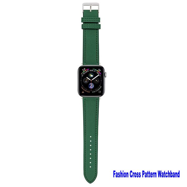 Designer de moda Smart Straps Compat￭vel com Apple Watch Band 49mm 45mm 44mm 42mm 41mm 40mm 38mm Bandas de couro PU