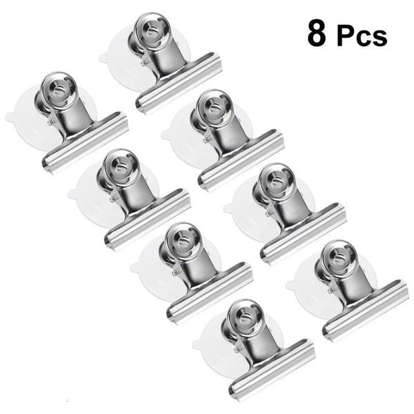 Altre forniture per servizi igienici da bagno 8 pezzi Clip a ventosa Morsetto per impieghi gravosi Grande display pubblicitario Porta cartelli pop Clip in acciaio inossidabile Finestra 221123