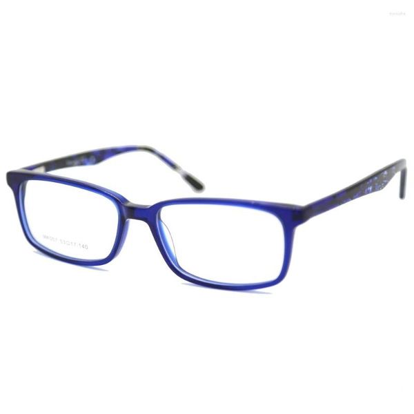 Sonnenbrillenrahmen LORETOROSA Rechteckige Gläser Optische RX-Linsen Rezept Myopie Hyperopie Oculos De Grau Feminino Leopard Blau Braun