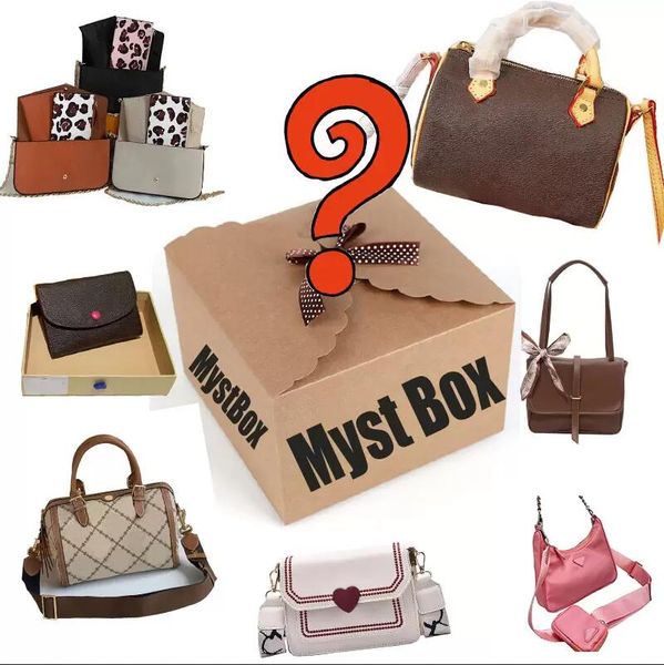 HH 50 % Rabatt auf Mystery Box Mix Taschen Handtaschen Weihnachten Blind Boxes Luxus Designer Tasche Damen Herren Verschiedene Umhängetaschen Umhängetaschen Geldbörsen Halter Geldbörsen