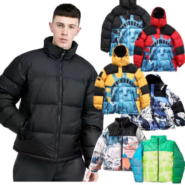 Mens Down Parkas 2022 Mens Down Fashion Stylist Pairting Печать Парка Зимняя куртка мужчины Женщины перьев вниз вниз по размеру курток m-xxl