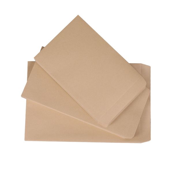 8 Tamanho Branco Branco Vintage Blank Kraft Envelope Plain Kraft Bag Mini Paper Party Gift Bag Wholesale LX5287