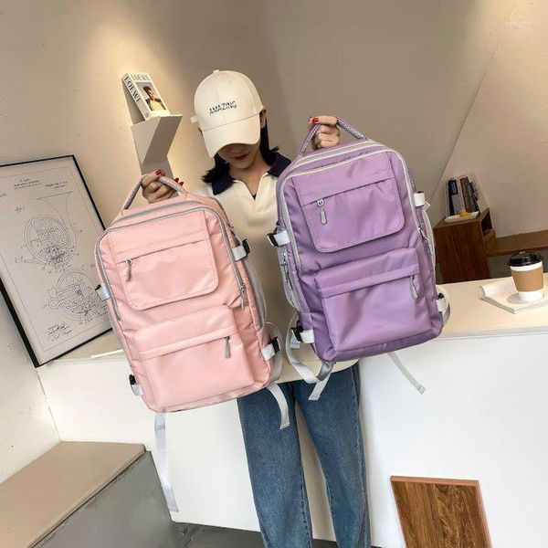 Rucksack Mode Frauen Reisen Große Wickeltasche Trockene Und Nasse Tasche Schuhe Fach USB-Ladeflasche Isolierung Mama Baby