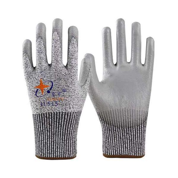Vendite dirette del produttore del pacchetto di protezione per le mani Xingyu H515 guanti in PU resistenti al taglio antiscivolo resistenti all'usura